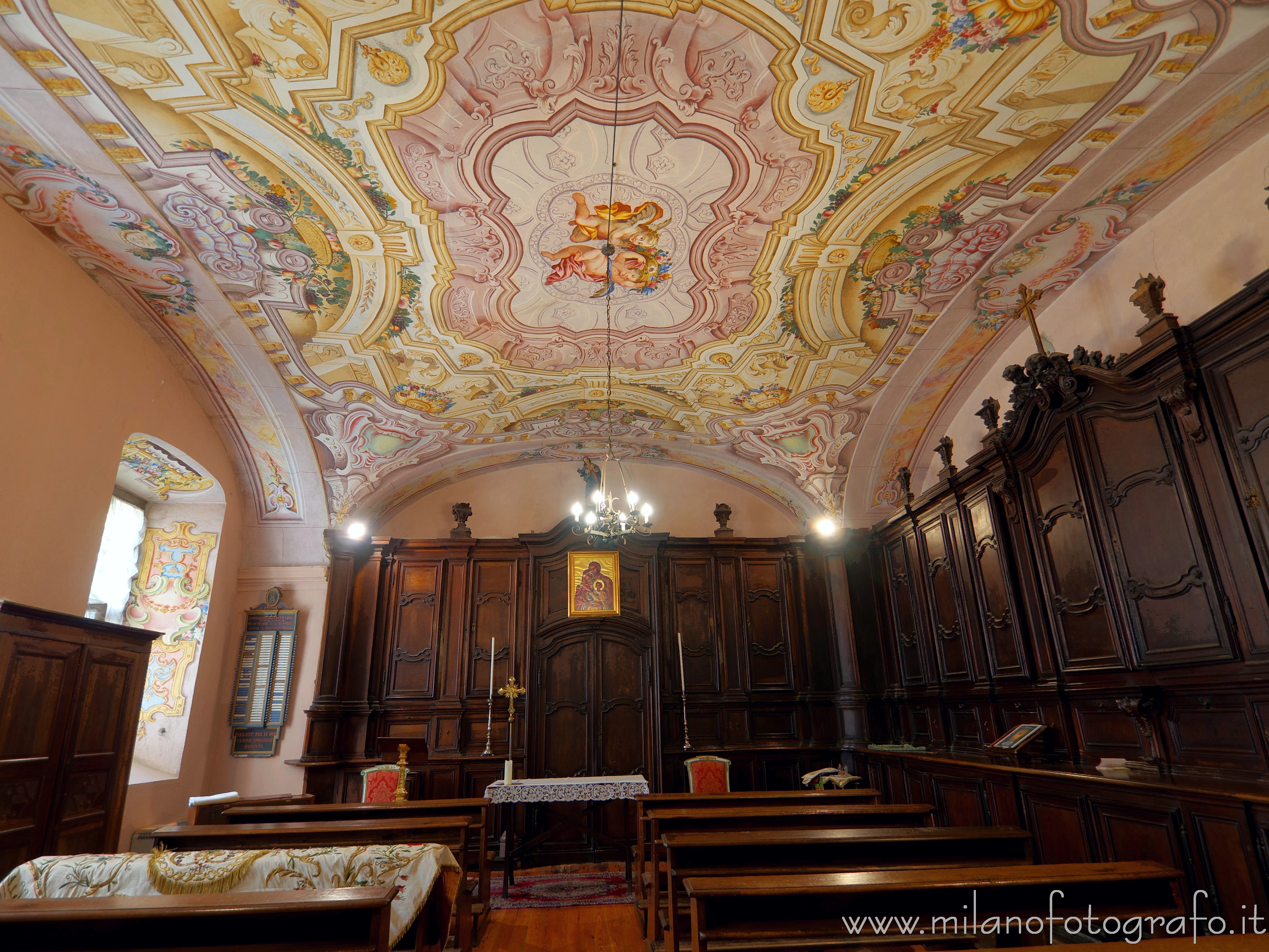 Graglia (Biella, Italy) - Sacristiy of the church of the Sanctuary of the Virgin of Loreto